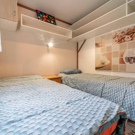 Mobil-home 2 Avec Climatisation, Terrasse Et Piscine A - Fr-1-50-162 Mimizan