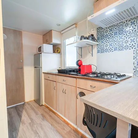 Mobil-home 2 Avec Climatisation, Terrasse Et Piscine A - Fr-1-50-162 Prázdninový dům